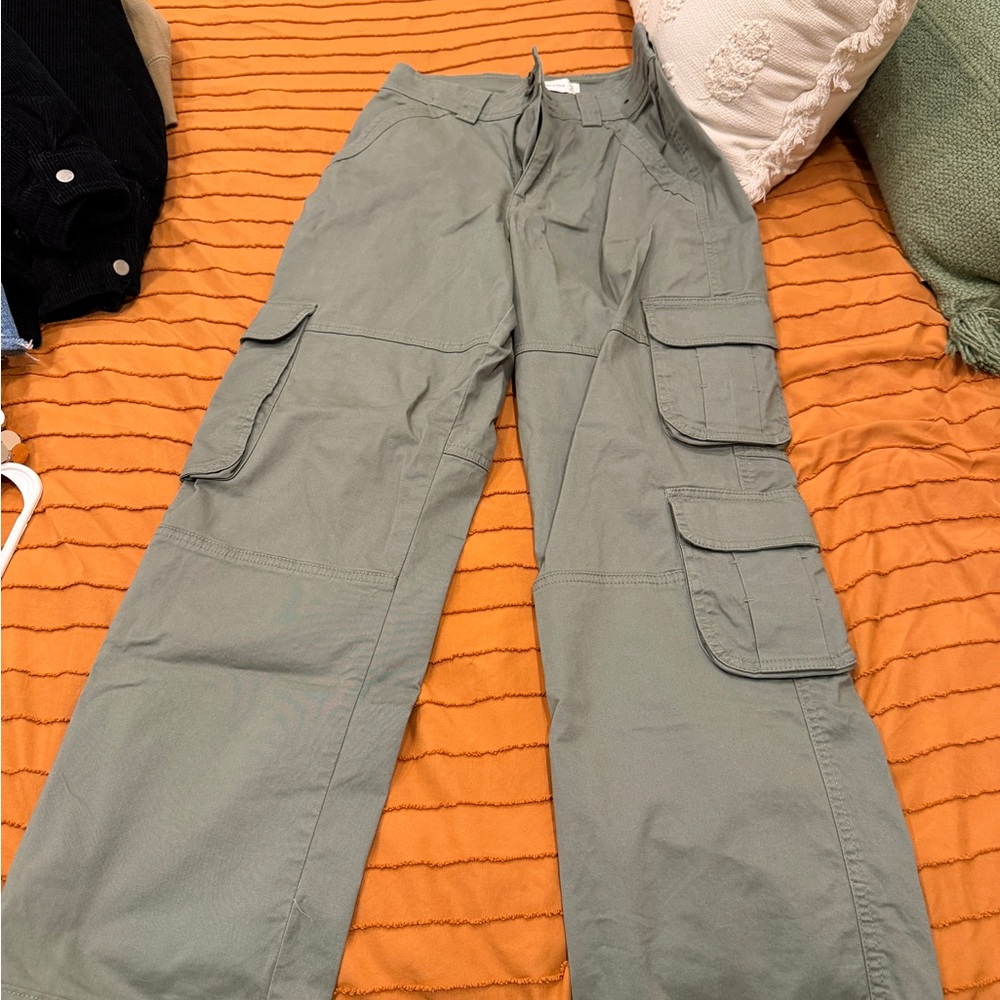Abercrombie & Fitch Olive Green Utility Pants